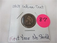 1859 Indian penny