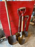 4 Spade Shovels