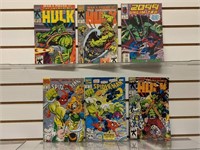 (6) Marvel Hulk & Spiderman Comics