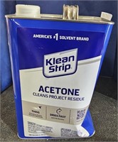 1 Gallon Klean Strip Acetone   No Shipping