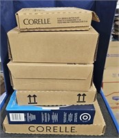 2 Lots of 3 Boxes ea  Corelle Dishes- 3 Serving