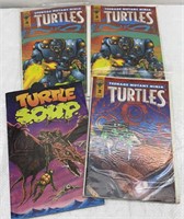 4 Turtle Comic Books