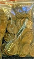 100 pcs. Lincoln Wheat Cents Unsearched
