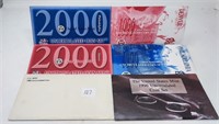 1980, ’96, ’99, ’00 Mint Sets