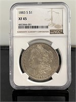 1883S Morgan Dollar NGC XF 45