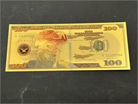 $100 Support Our Troops Commemorative Note