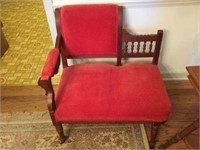 Victorian Style Settee