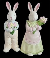 Celebrations Ceramic Bunny FIgurines