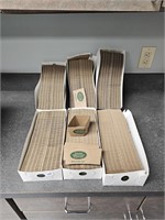 6 boxes, coffee sleeves