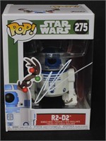 GEORGE LUCAS SIGNED FUNKO WITH COA R2-D2