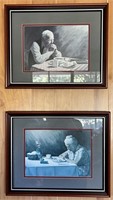 2pc Richard Brooks Prints