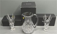 Waterford Crystal Pitcher and Angel Lot