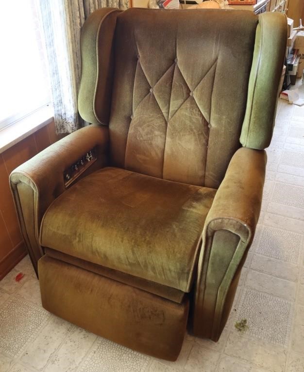1970's Niagra Recliner Massage Chair