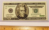 CRISP UNCIRCULATED 1996 20 DOLLAR NOTE