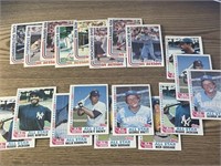 1982 Topps MLB All Star Lot & In Action- Rose,