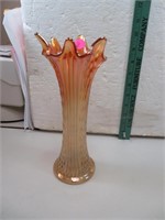 Vintage Marigold Carnival Glass 10"