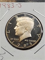 1983-S Clad Proof Kennedy Half Dollar