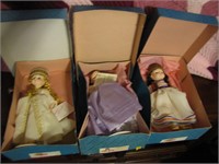 Lot of 3 Beautiful Vintage Madame Alexander Dolls