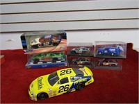 Diecast Nascar race car lot.