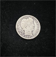 1897 Barber Quarter