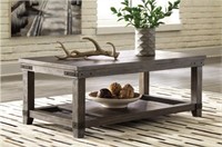 ASHLEY DANELL RIDGE 48" INDUSTRIAL COFFEE TABLE