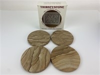 (4) Thirstystone Natural Sandstone Coasters