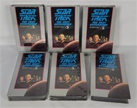 6 Sealed Star Trek Next Gen Vhs Tapes