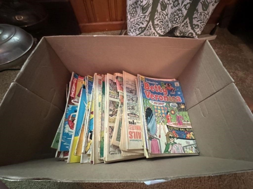 Box of Comic Books & Misc.