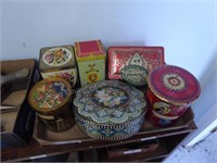 Vintage tins