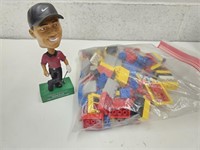 Lego Toys & Tiger Woods Bobblehead