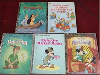 5 Little Golden Books - Disney & more
