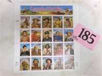 US STAMPS LEGIONS OF THE WEST MINT SHEET