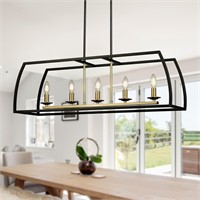 Black Gold Chandeliers for Dining Room  E12*5