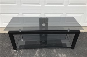 GLASS TOP TV STAND