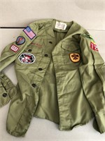 1980s Boy Scout shirt with patches