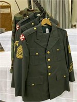 Lot of 3 Very Nice Military Uniforms & Set of Camo