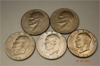 5- 1776-1976 Bicentennial US $1 Coins
