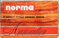 (20) Rounds 6.5x55mm Norma Ammunition