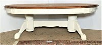 Ball & Claw Foot Coffee Table with Oak Top