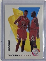 1992 Skybox Chicago Bulls Teamwork Card