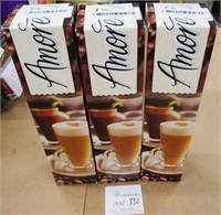 3 Amoretti Premium Coffee, Tea etc. Syrup