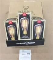 3 New Globe Squirrel Cage Light Bulbs