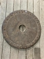 Cast Iron 19" Dempster Mills Mfg. Man Hole Cover