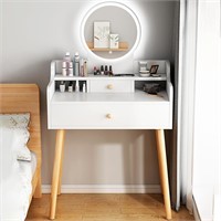 Small Vanity with Mirror and Light