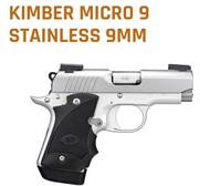 Kimber Micro 9 Stainless Black Grip MSRP $883.00