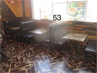 (6) 4 SEAT BOOTHS