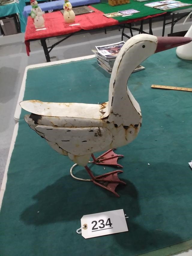 Metal Goose - About 16 inches high