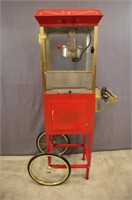 OLD FASHIONED MOVIE TIME POPCORN CART: