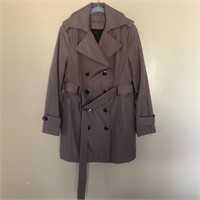 Womens CALVIN KLEIN Long Waterproof Rain Jacket