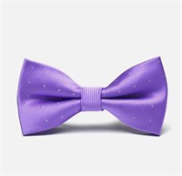 Mens Pre-tied Formal Tuxedo Bow Tie Silvery Dots